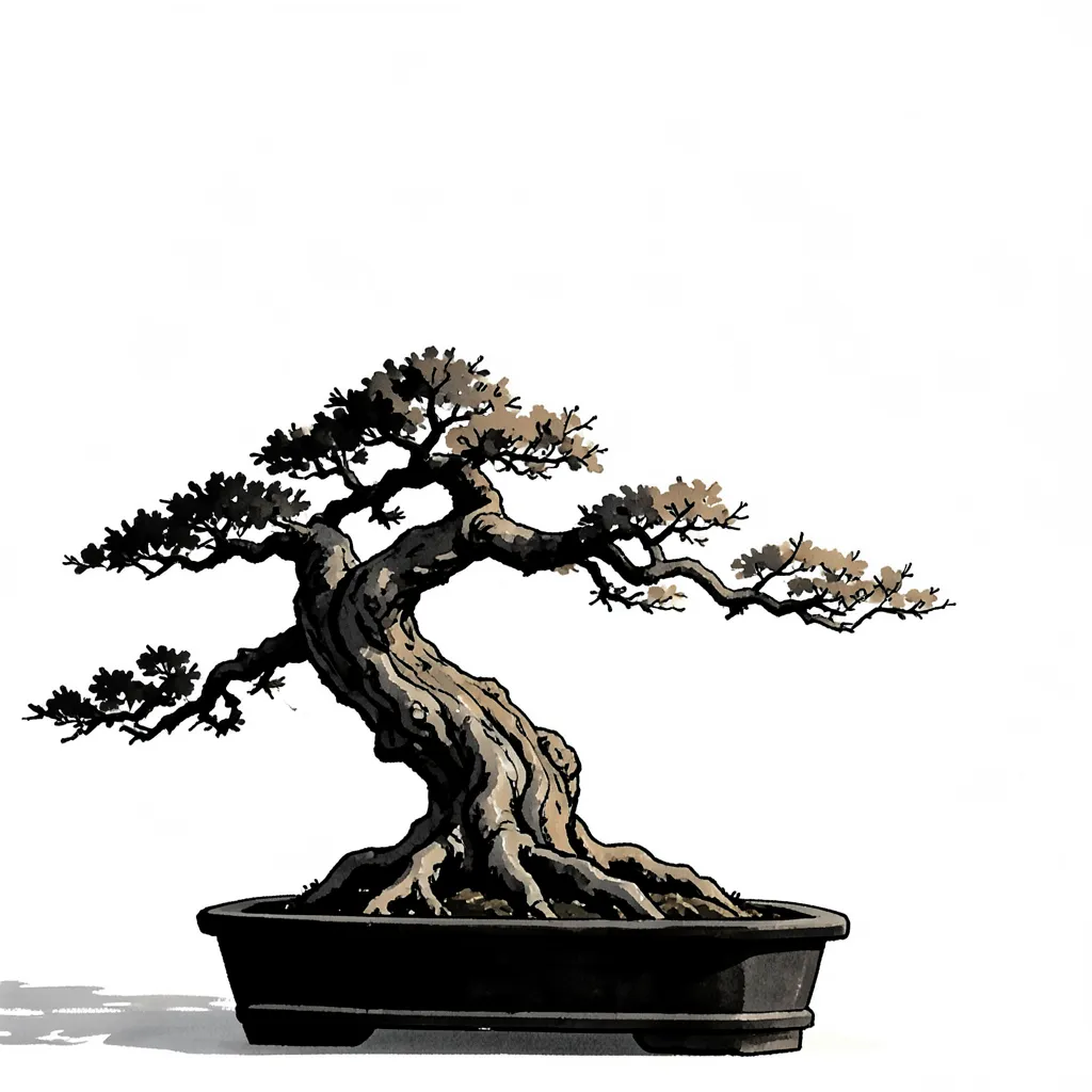 Bonsai Tree Digital Wall Art - printable wall art